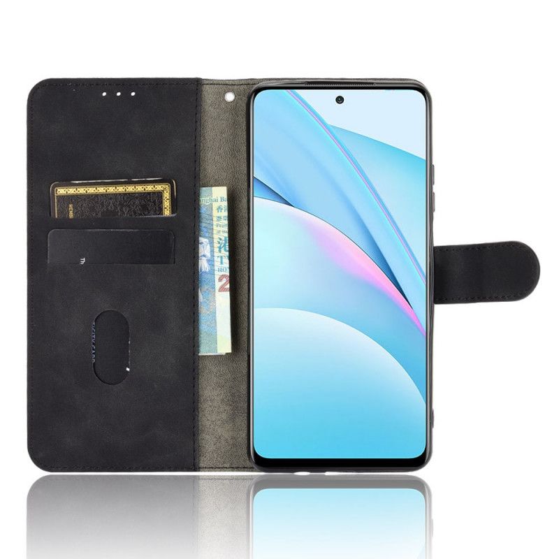 Flip Cover Læder Xiaomi Mi 10T Lite 5G / Redmi Note 9 Pro 5G Sort Hud-Touch