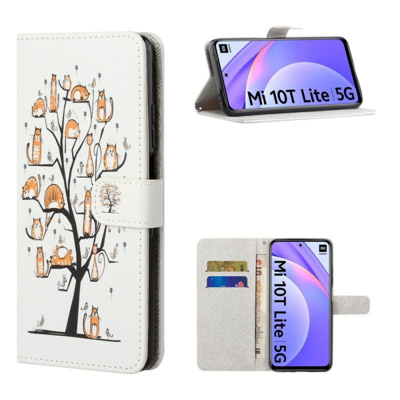 Flip Cover Xiaomi Mi 10T Lite 5G / Redmi Note 9 Pro 5G Funky Stringkatte