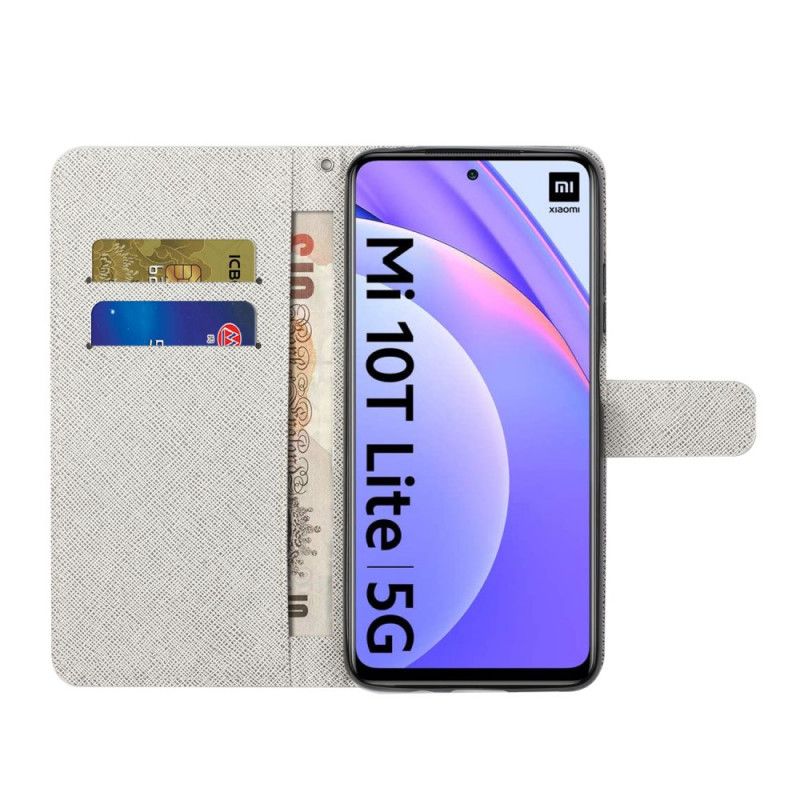 Flip Cover Xiaomi Mi 10T Lite 5G / Redmi Note 9 Pro 5G Funky Stringkatte