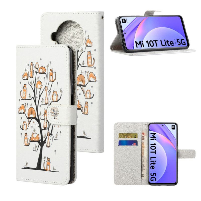 Flip Cover Xiaomi Mi 10T Lite 5G / Redmi Note 9 Pro 5G Funky Stringkatte