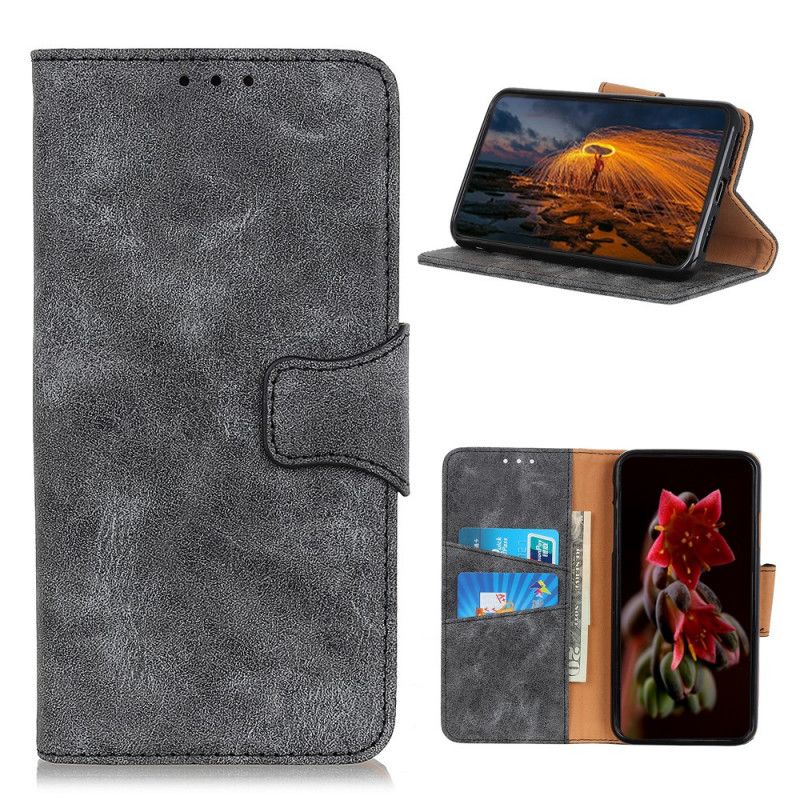 Flip Cover Xiaomi Mi 10T Lite 5G / Redmi Note 9 Pro 5G Grå Mobilcover Magnetisk Klap