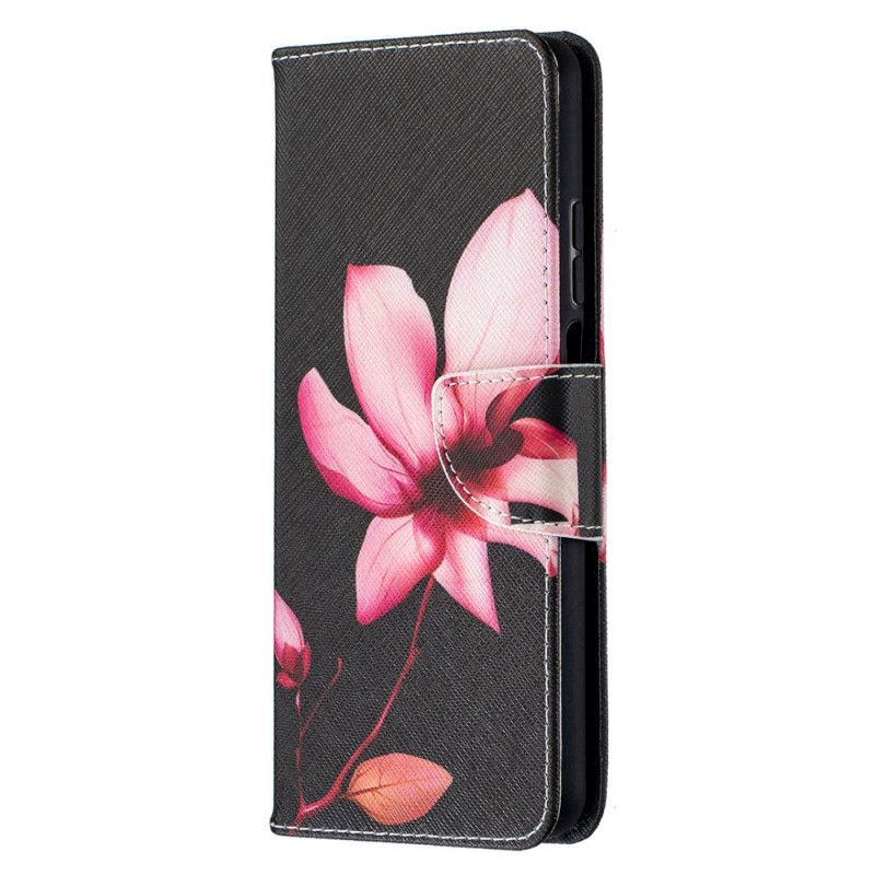 Flip Cover Xiaomi Mi 10T Lite 5G / Redmi Note 9 Pro 5G Lyserød Blomst