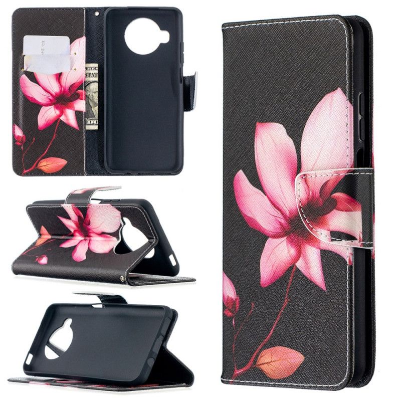 Flip Cover Xiaomi Mi 10T Lite 5G / Redmi Note 9 Pro 5G Lyserød Blomst