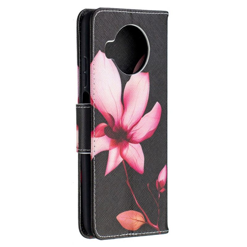 Flip Cover Xiaomi Mi 10T Lite 5G / Redmi Note 9 Pro 5G Lyserød Blomst