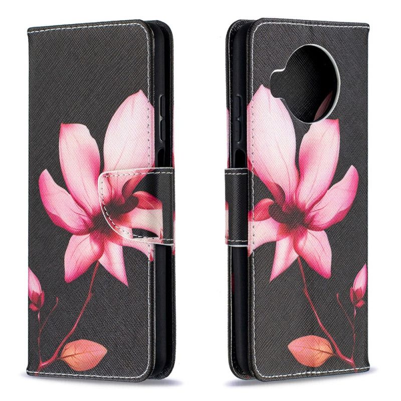 Flip Cover Xiaomi Mi 10T Lite 5G / Redmi Note 9 Pro 5G Lyserød Blomst