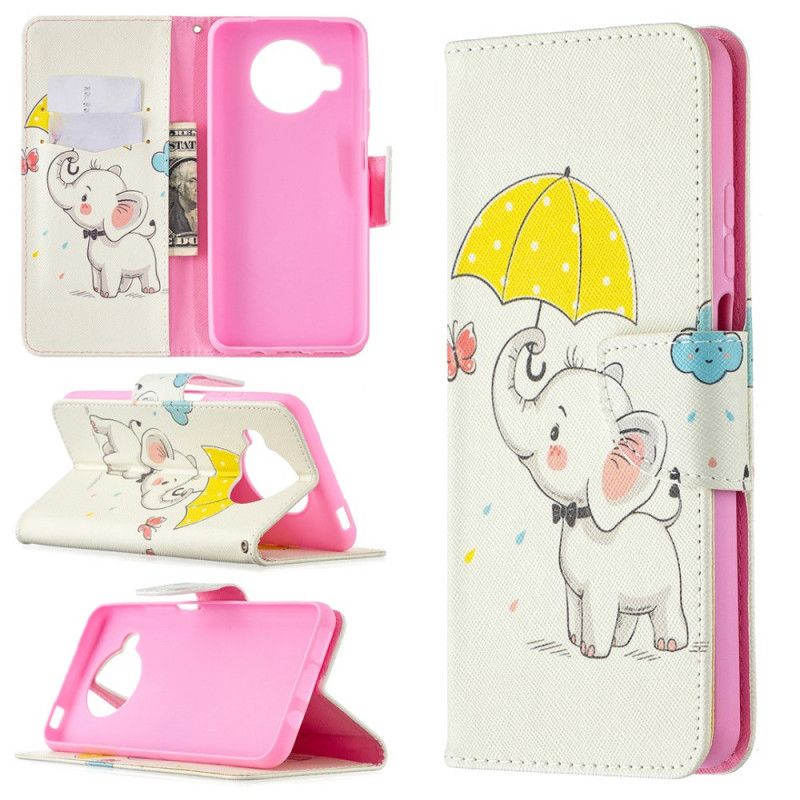 Flip Cover Xiaomi Mi 10T Lite 5G / Redmi Note 9 Pro 5G Mobilcover Baby Elefant