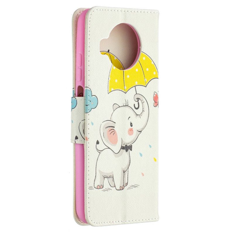 Flip Cover Xiaomi Mi 10T Lite 5G / Redmi Note 9 Pro 5G Mobilcover Baby Elefant