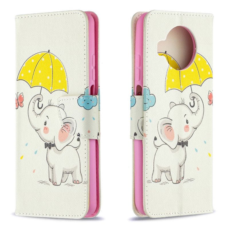 Flip Cover Xiaomi Mi 10T Lite 5G / Redmi Note 9 Pro 5G Mobilcover Baby Elefant