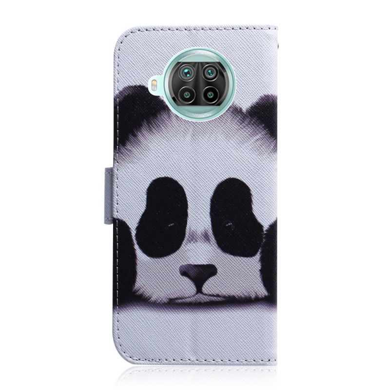 Flip Cover Xiaomi Mi 10T Lite 5G / Redmi Note 9 Pro 5G Mobilcover Panda Ansigt