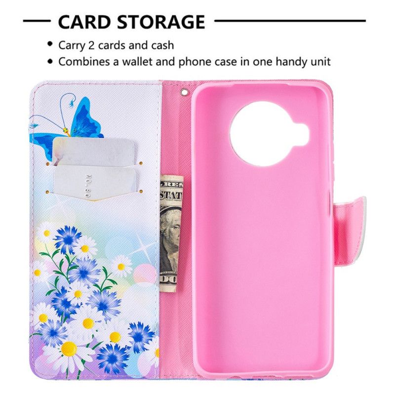 Flip Cover Xiaomi Mi 10T Lite 5G / Redmi Note 9 Pro 5G Sommerfugle Af Drømme