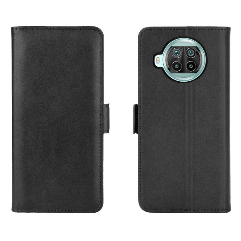 Flip Cover Xiaomi Mi 10T Lite 5G / Redmi Note 9 Pro 5G Sort Dobbelt Flap