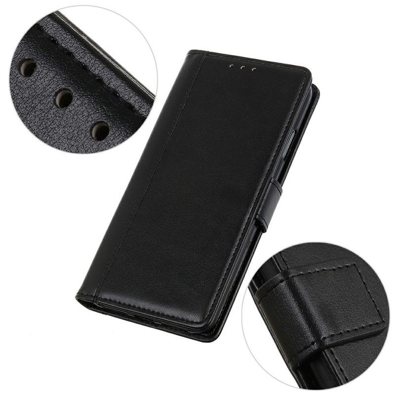 Flip Cover Xiaomi Mi 10T Lite 5G / Redmi Note 9 Pro 5G Sort Mobilcover Læderstil