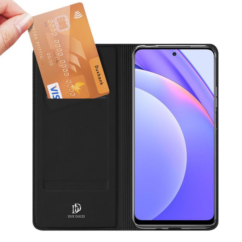 Læder Cover Xiaomi Mi 10T Lite 5G / Redmi Note 9 Pro 5G Sort Dux Ducis