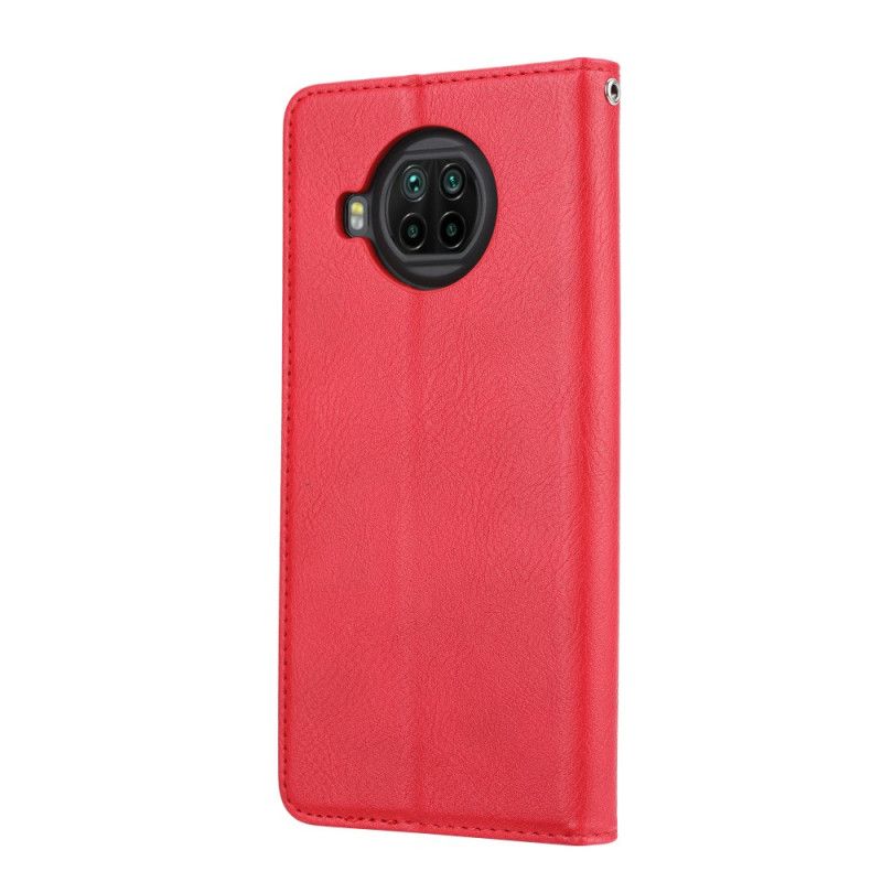 Læder Cover Xiaomi Mi 10T Lite 5G / Redmi Note 9 Pro 5G Sort Kortholder