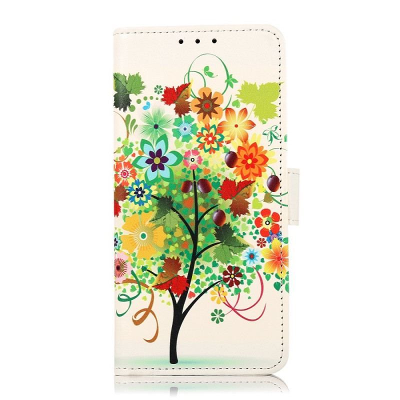 Flip Cover Samsung Galaxy M23 5G Blomstrende Træ