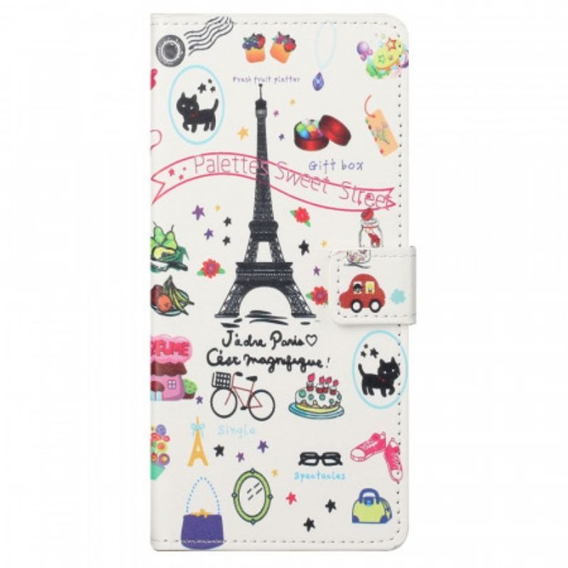 Flip Cover Samsung Galaxy M23 5G Jeg Elsker Paris