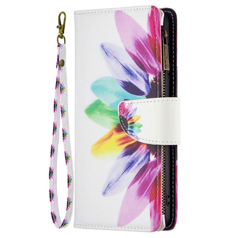 Flip Cover Samsung Galaxy M23 5G Pung Og Snorblomst