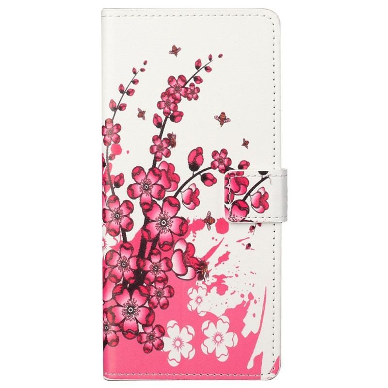 Flip Cover Samsung Galaxy M23 5G Tropiske Blomster