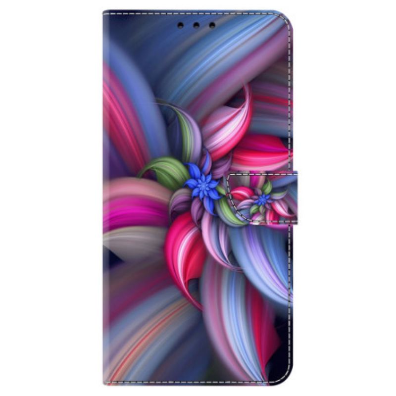 Flip Cover Samsung Galaxy A15 Farverige Blomster