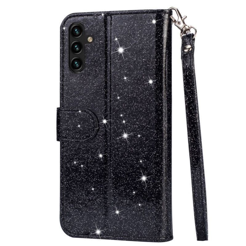 Flip Cover Samsung Galaxy A15 Glitter Front Møntpung