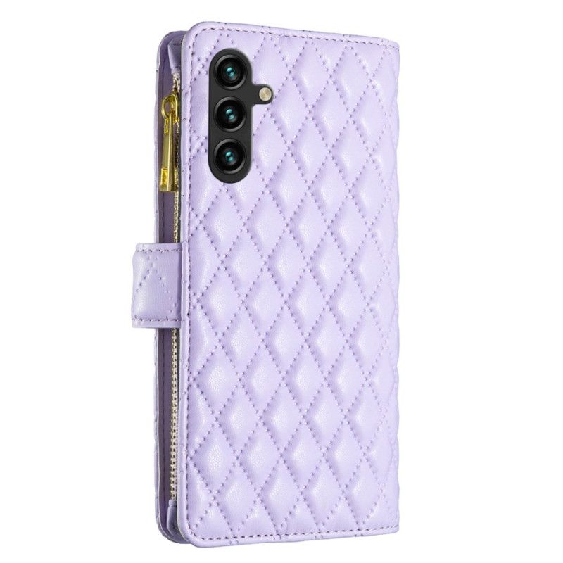 Flip Cover Samsung Galaxy A15 Quiltet Binfen Farve