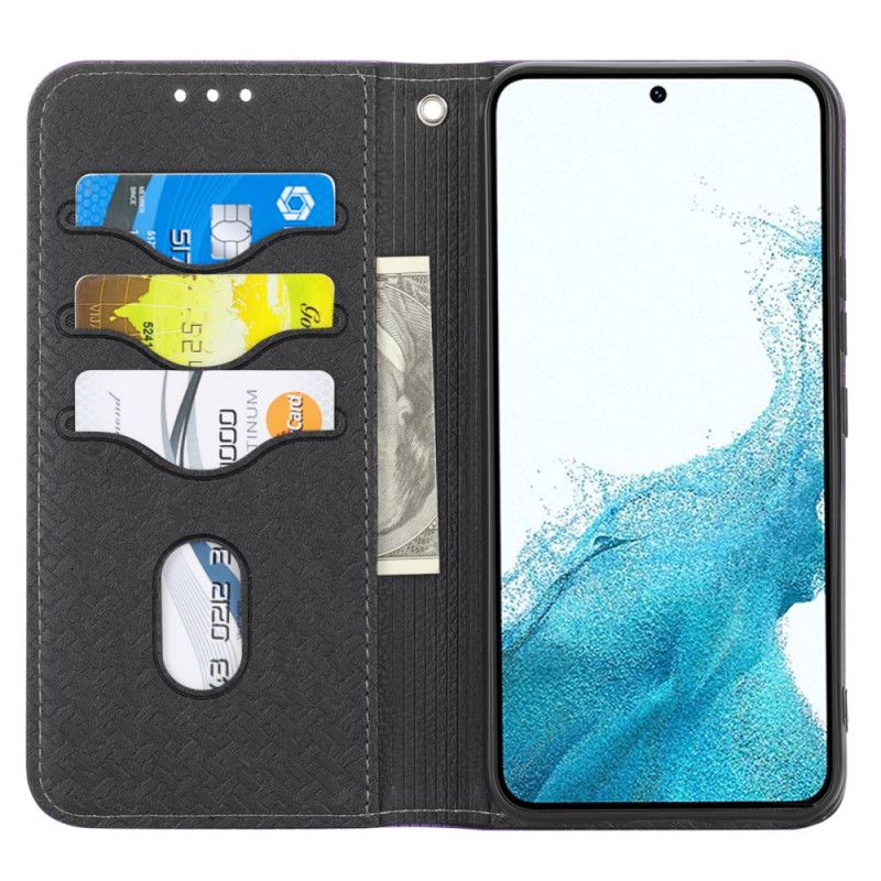 Flip Cover Samsung Galaxy A15 Strappy Woven Design