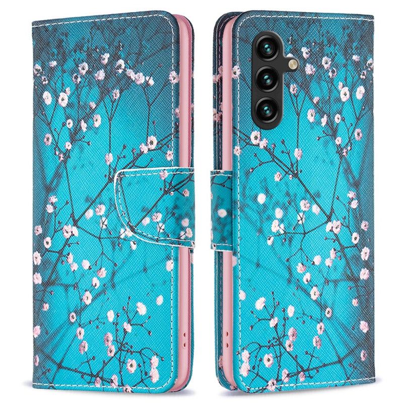 Flip Cover Til Samsung Galaxy A15 Blommeblomst