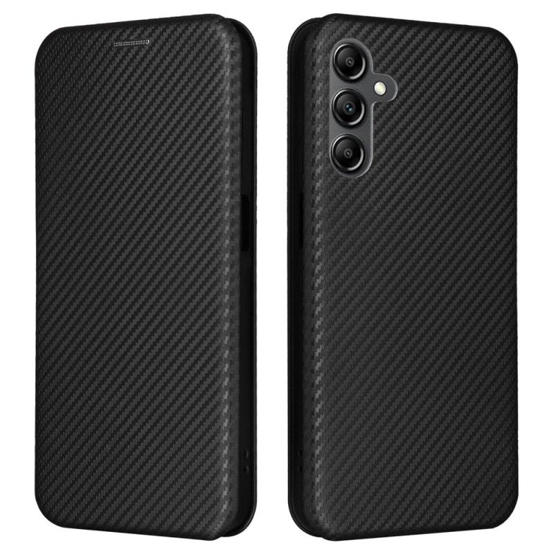 Læder Cover Samsung Galaxy A15 Klassisk Kulfiber