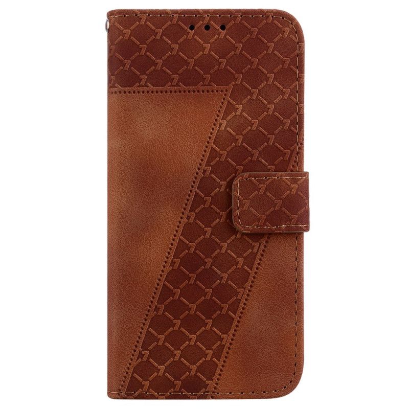 Læder Cover Samsung Galaxy A15 Telefon Etui Design 7 Med Rem