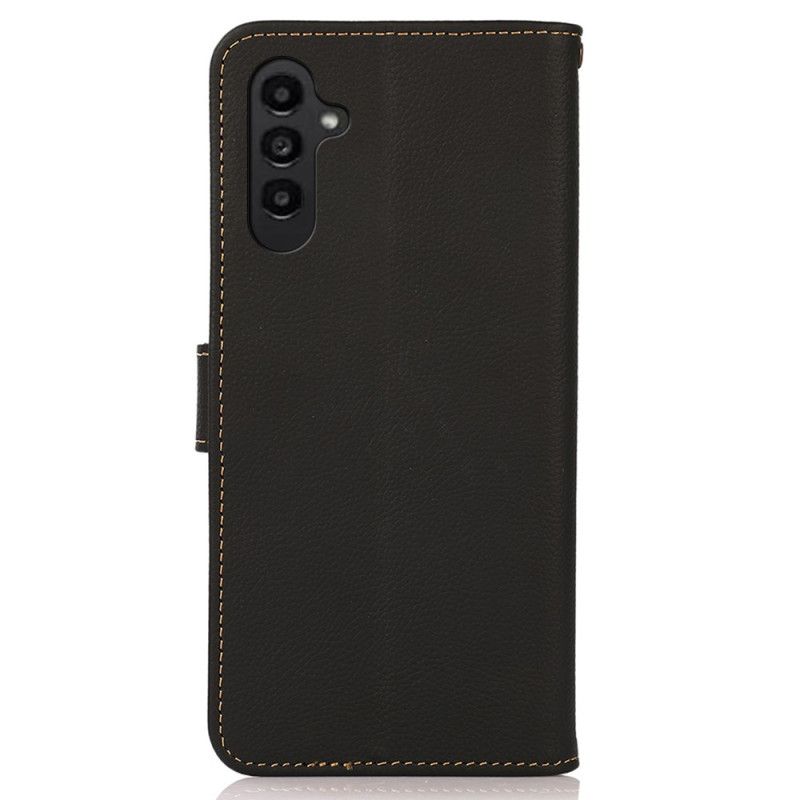 Læder Cover Samsung Galaxy A15 Telefon Etui Khazneh Rfid Blocking Wallet