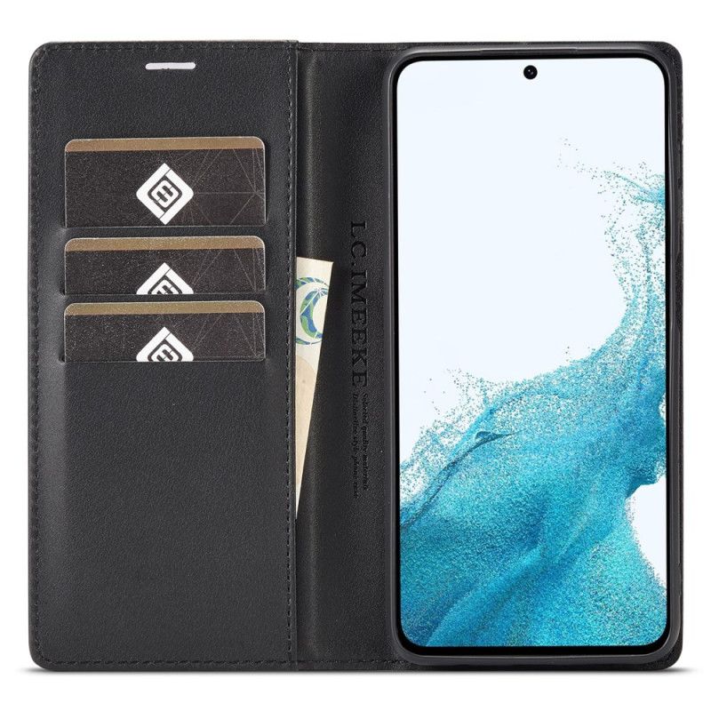 Læder Cover Samsung Galaxy A15 Telefon Etui Kulfiber Lc.imeeke