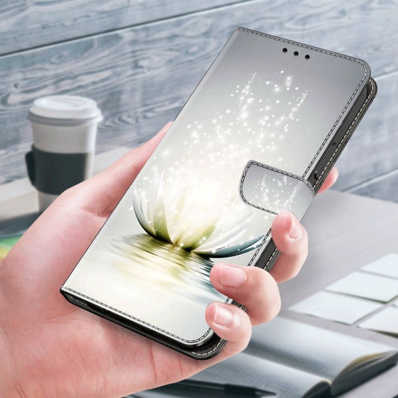 Læder Cover Samsung Galaxy A15 Telefon Etui Lotus