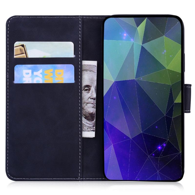 Læder Cover Samsung Galaxy A15 Telefon Etui Sommerfugletryk