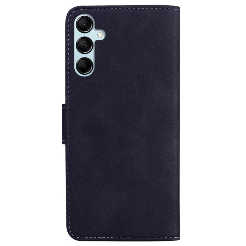 Læder Cover Samsung Galaxy A15 Telefon Etui Sommerfugletryk