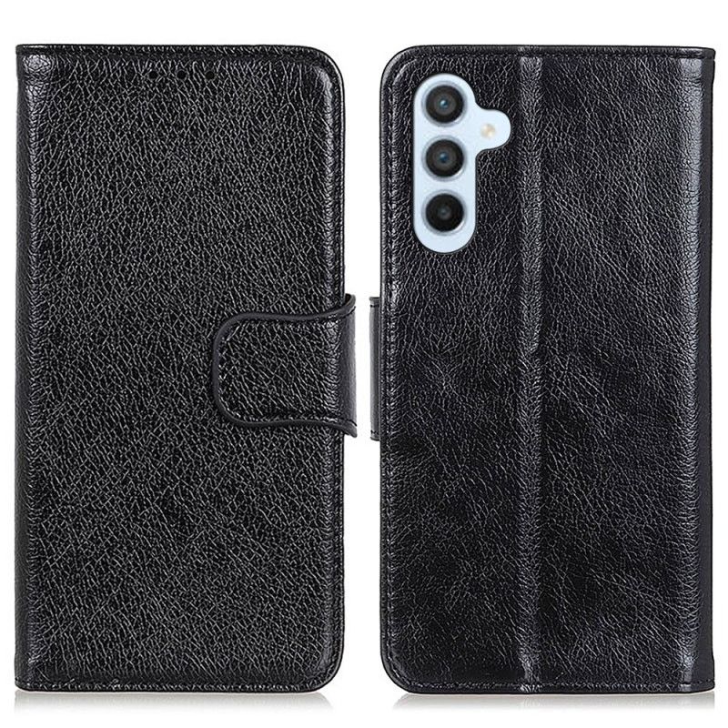 Læder Cover Samsung Galaxy A15 Telefon Etui Tekstureret Split Nappa Læder