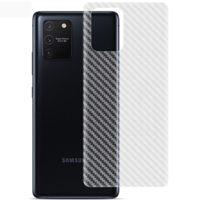 Bagfilm Samsung Galaxy S10 Lite Carbon Imak Stil