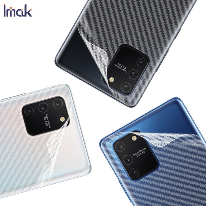 Bagfilm Samsung Galaxy S10 Lite Carbon Imak Stil