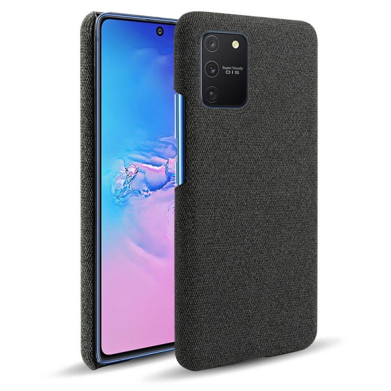 Cover for Samsung Galaxy S10 Lite Mørkeblå Ksq Stoftekstur