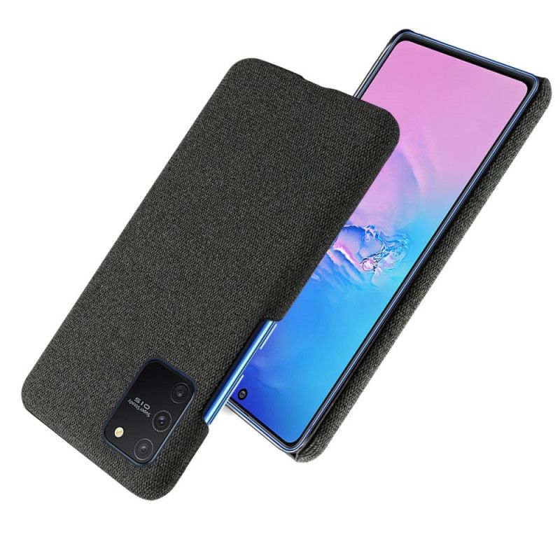 Cover for Samsung Galaxy S10 Lite Mørkeblå Ksq Stoftekstur