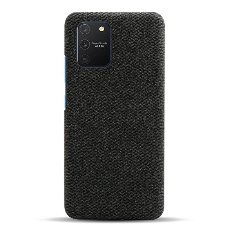 Cover for Samsung Galaxy S10 Lite Mørkeblå Ksq Stoftekstur