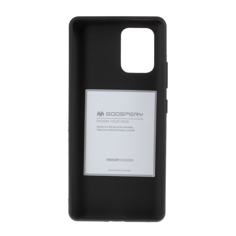 Cover for Samsung Galaxy S10 Lite Sort Kompakt Kviksølv