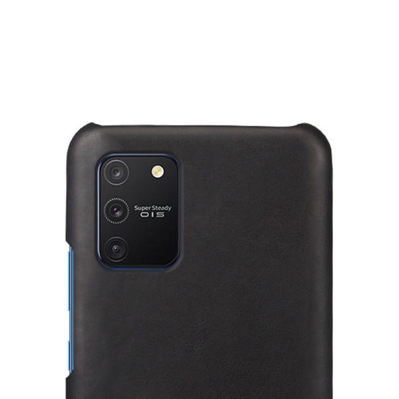 Cover for Samsung Galaxy S10 Lite Sort Ksq Lædereffekt