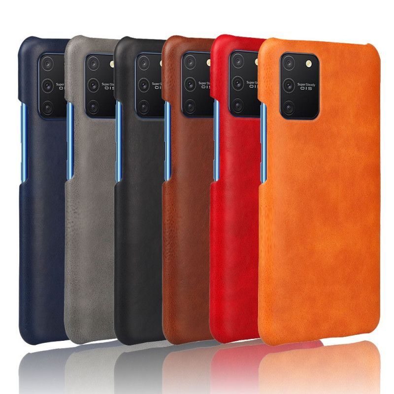 Cover for Samsung Galaxy S10 Lite Sort Ksq Lædereffekt