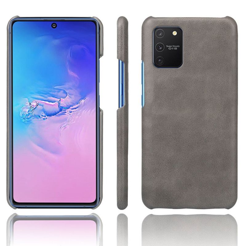 Cover for Samsung Galaxy S10 Lite Sort Ksq Lædereffekt