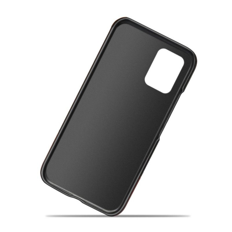 Cover for Samsung Galaxy S10 Lite Sort Ksq Tofarvet Lædereffekt