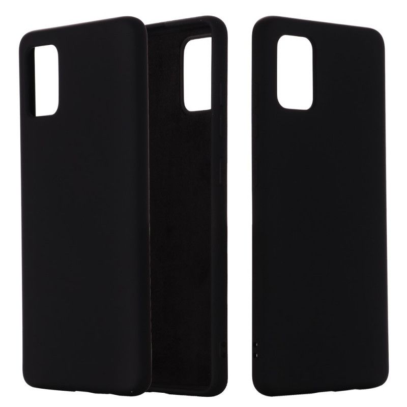 Cover for Samsung Galaxy S10 Lite Sort Silikone Væske