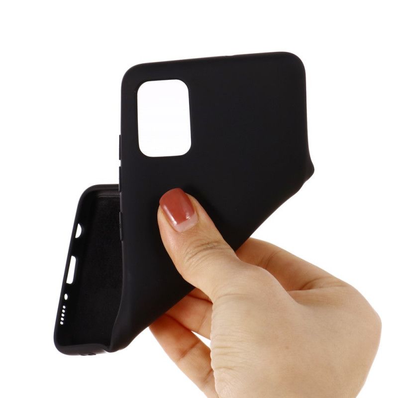 Cover for Samsung Galaxy S10 Lite Sort Silikone Væske