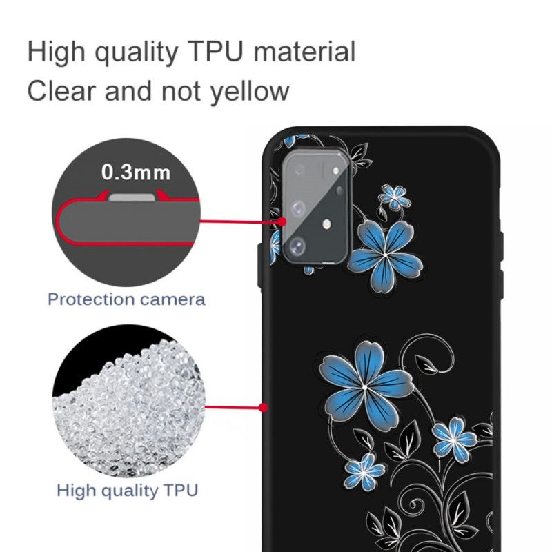 Cover Samsung Galaxy S10 Lite Blå Blomster