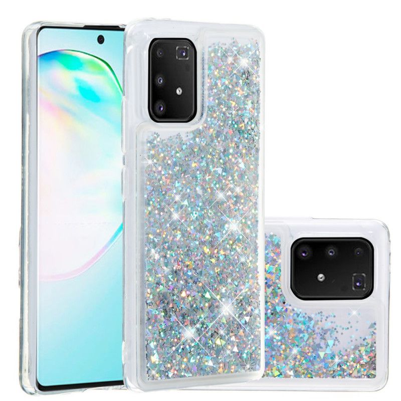 Cover Samsung Galaxy S10 Lite Sølv Lystglitter