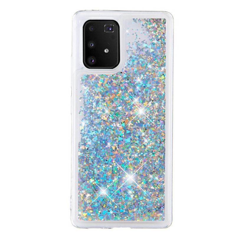 Cover Samsung Galaxy S10 Lite Sølv Lystglitter